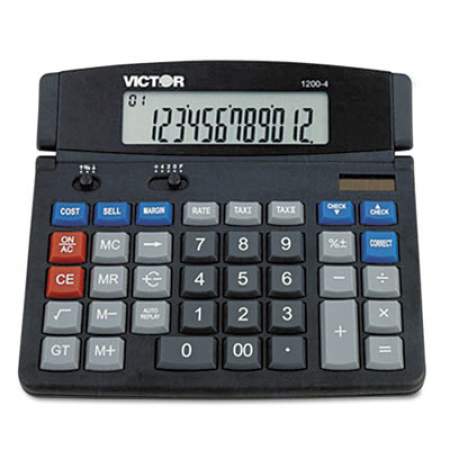 Victor 1200-4 Business Desktop Calculator, 12-Digit LCD