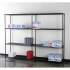 Lorell Black Industrial Wire Shelving (70060)