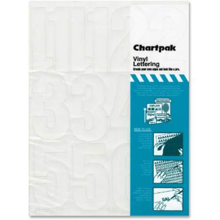 Chartpak Permanent Adhesive Vinyl Numbers (01196)