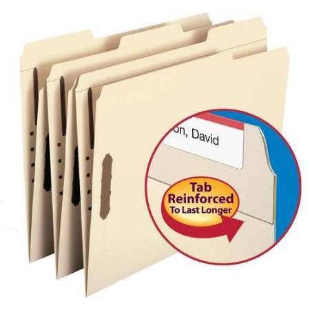 Smead 1/3 Tab Cut Letter Recycled Fastener Folder (11537)