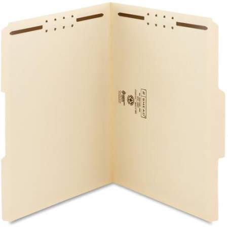 Smead 1/3 Tab Cut Letter Recycled Fastener Folder (11537)