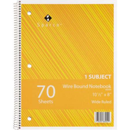 Sparco Quality Wirebound Wide Ruled Notebooks (83250)