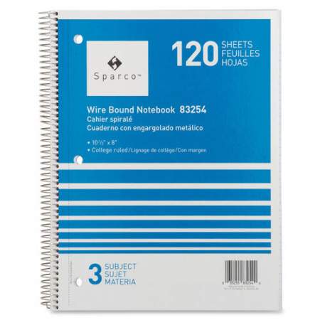 Sparco Wirebound College Ruled Notebooks (83254)