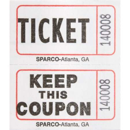 Sparco Roll Tickets (99210)