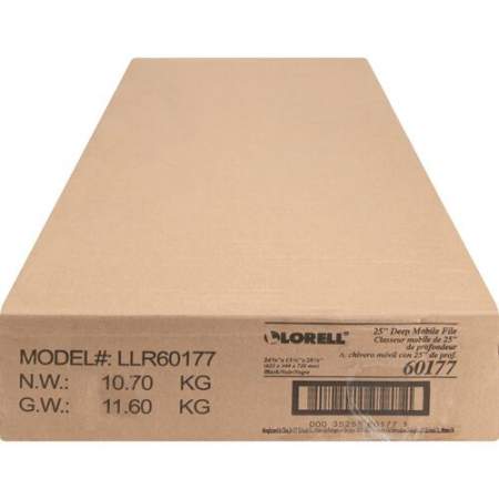 Lorell Standard Mobile File (60177)