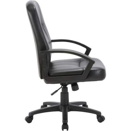 Lorell Chadwick Managerial Leather Mid-Back Chair (60121)