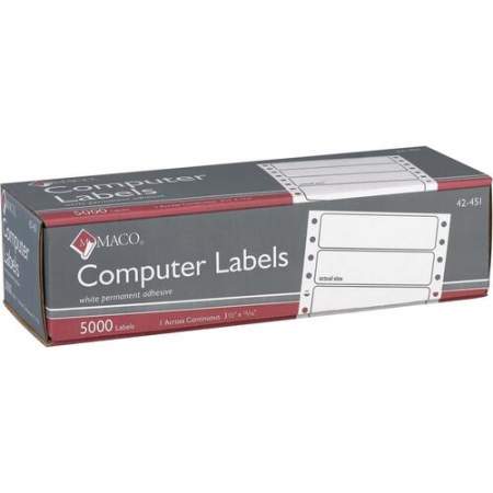 MACO High Speed Data Processing Labels (42451)