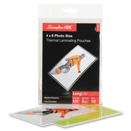 GBC Ultra Clear Thermal Laminating Photo Pouches (3747322)