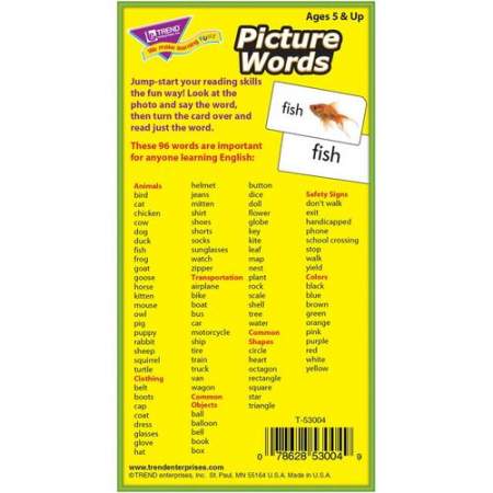 TREND Picture Words Flash Cards (T53004)