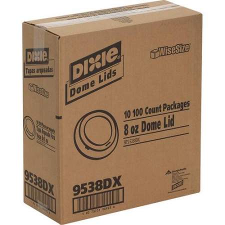 Dixie Small Hot Cup Lids by GP Pro (9538DXCT)