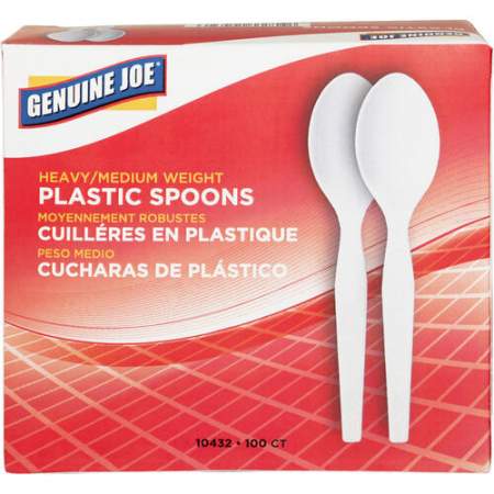 Genuine Joe Heavyweight Disposable Spoons (10432)