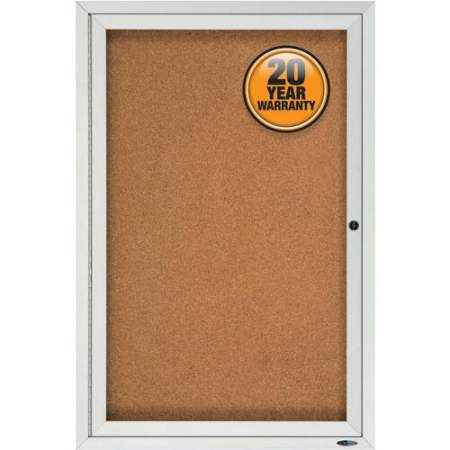 Quartet Enclosed Cork Bulletin Board for Outdoor Use (2121)