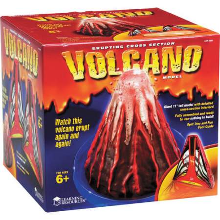 Learning Resources Erupting Cross section Volcano Model (LER2430)