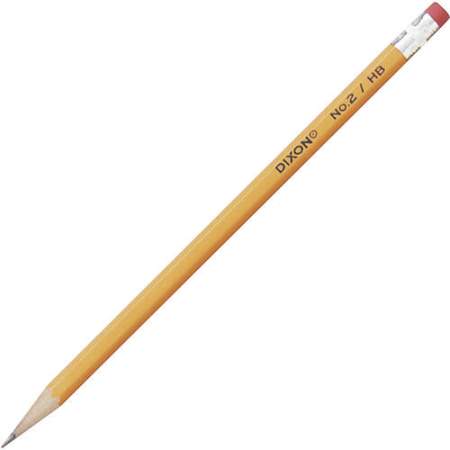 Dixon Woodcase No.2 Eraser Pencils (14402)