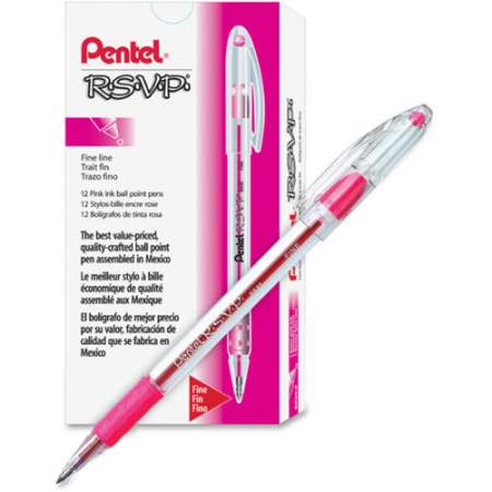 Pentel R.S.V.P. Ballpoint Stick Pens (BK90P)