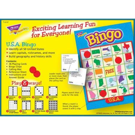TREND U.S.A. Bingo Game (6137)