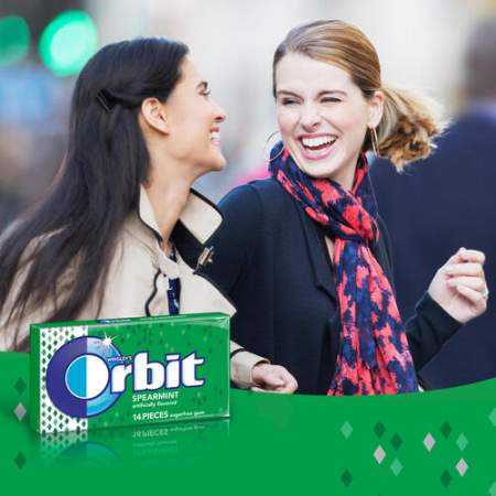 Orbit Spearmint Sugar-free Gum - 12 packs (11484)