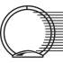 Samsill Economy 2-Pocket 1" Round Ring View Binders (18399)