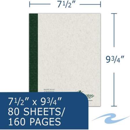 Roaring Spring Environotes 5x5 Graph Ruled Recycled Composition Book with Sustainable Paper (77271)