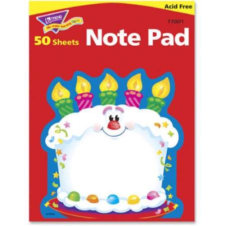 TREND Bright Birthday Shaped Note Pad (T72071)