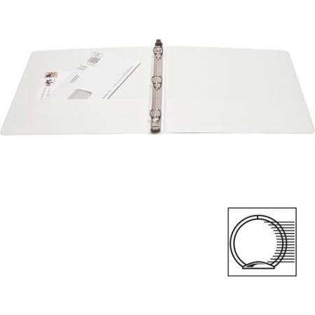 Business Source Round Ring Standard View Binders (09980)