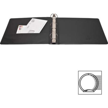 Business Source Round Ring Standard View Binders (09982)