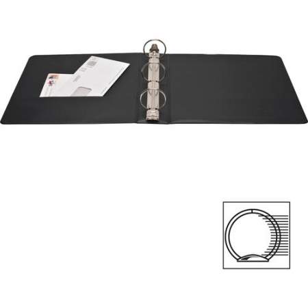 Business Source Round Ring Standard View Binders (09984)