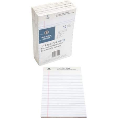 Business Source Micro - Perforated Legal Ruled Pads - Jr.Legal (63110)