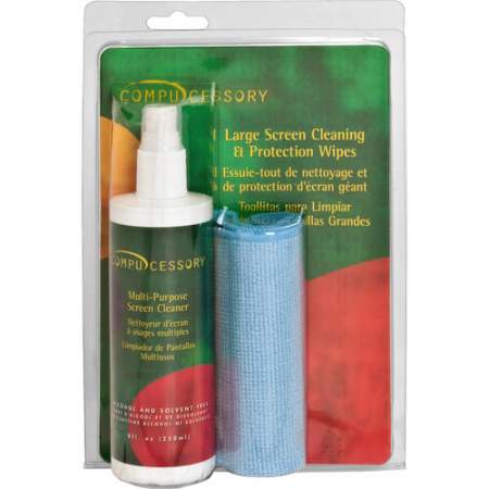 Compucessory LCD/Plasma Screen Cleaner with Cloth (56268)