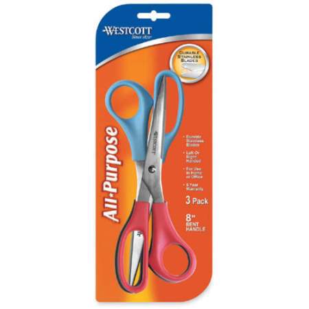Westcott 8" Straight All-purpose Value Scissors (13404)