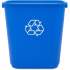 Genuine Joe 28-1/2 quart Recycle Wastebasket (57257)