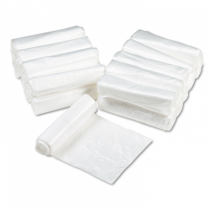 Can Liners, 33 gal, 11 mic, 33" x 40", Natural, 25 Bags/Roll, 20 Rolls/Carton (HD334011N)