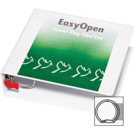 Cardinal EasyOpen ClearVue Locking Round Ring Binder (11130CB)