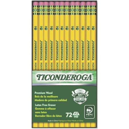 Ticonderoga No. 2 Woodcase Pencils (33904)