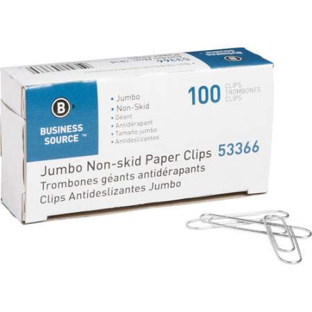 Business Source Jumbo Nonskid Paper Clips (53366)