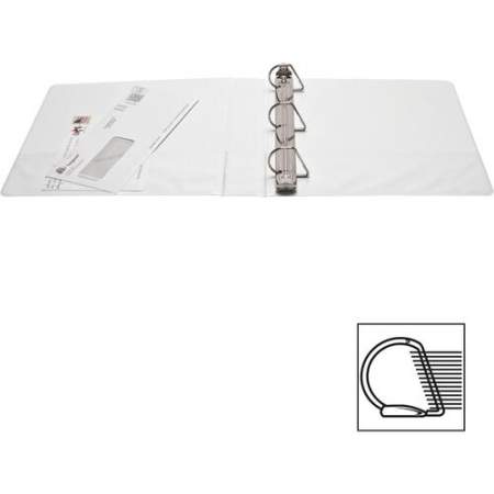 Business Source Basic D-Ring White View Binders (28441)