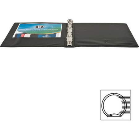 Business Source Round Ring Standard View Binders (28771)