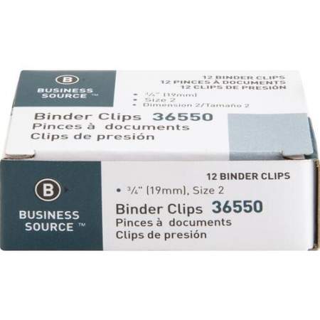 Business Source Fold-back Binder Clips (36550)