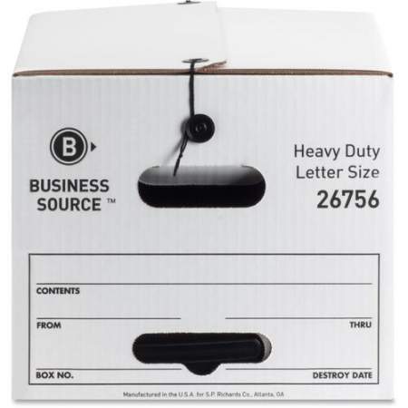 Business Source Heavy Duty Letter Size Storage Box (26756)