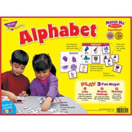 TREND Match Me Alphabet Learning Game (T58101)