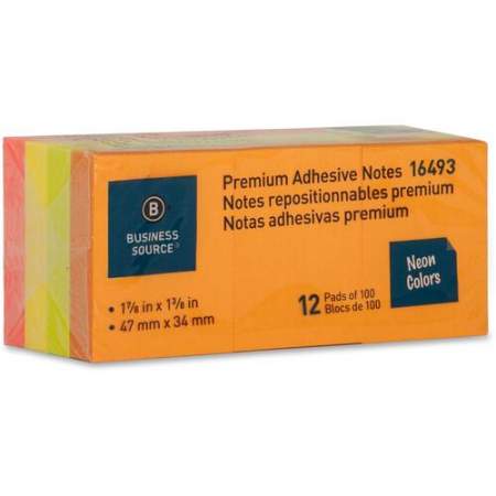 Business Source Premium Repostionable Adhesive Notes (16493)