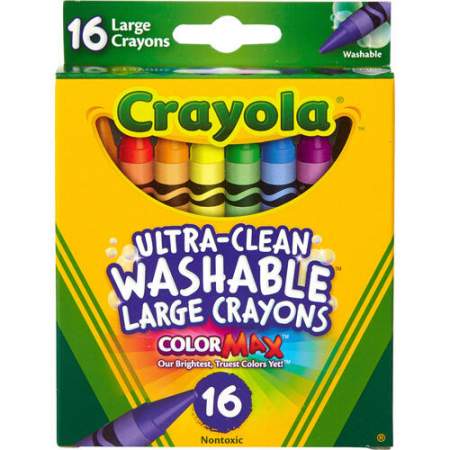 Crayola Ultra-Clean Washable Large Crayons (523281)