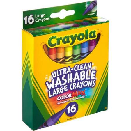 Crayola Ultra-Clean Washable Large Crayons (523281)