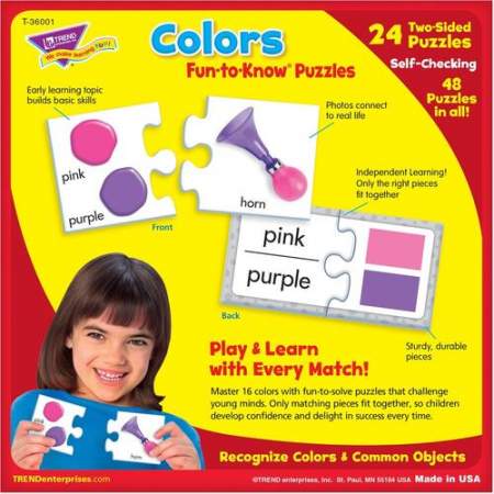 TREND Colors Fun-to-know Puzzles (T36001)