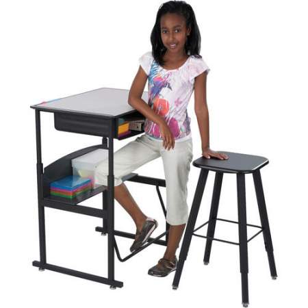 Safco AlphaBetter Desk, 28 x 20 Standard Top with Book Box (1202BE)