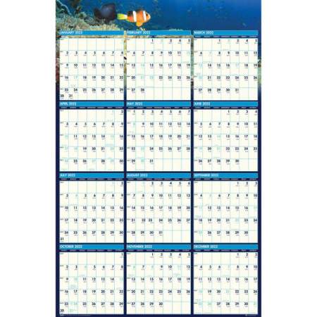 House of Doolittle Earthscapes Sea Life Laminated Planner (3969)