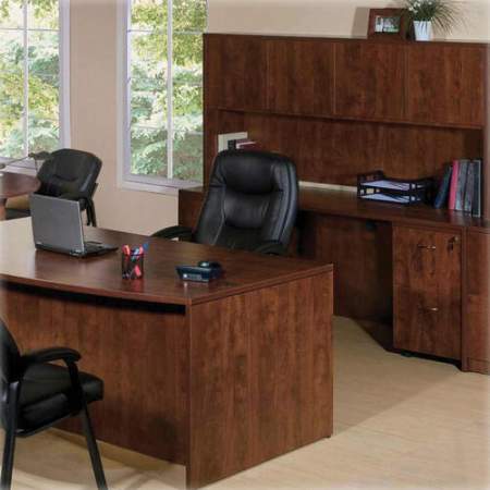 Lorell Essentials Bowfront Desk Shell (69406)