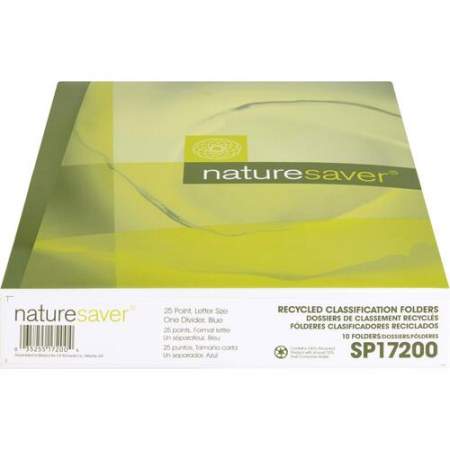 NatureSaver NatureSaver 1/3 Tab Cut Letter Recycled Classification Folder (SP17200)
