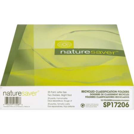 NatureSaver NatureSaver Letter Recycled Classification Folder (SP17206)