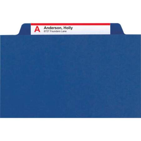 Smead SafeSHIELD 2/5 Tab Cut Letter Recycled Classification Folder (14200)